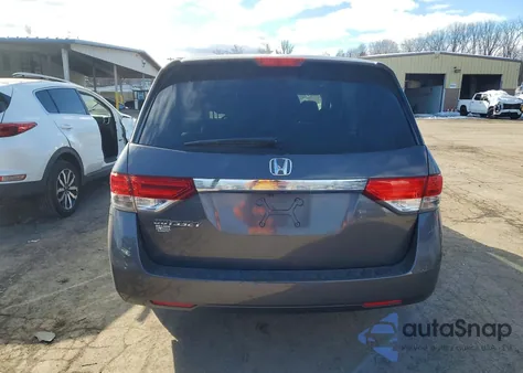 2016 Honda Odyssey Exl z USA, uszkodzony, nr VIN 5FNRL5H64GB133814